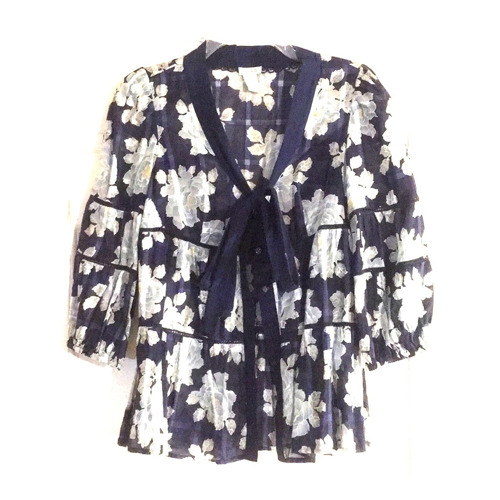 Anthro floral shirt